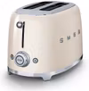 Smeg 50's Style TSF01CREU 2 skivor 6 rostningsnivåer Brödrost Gräddvit