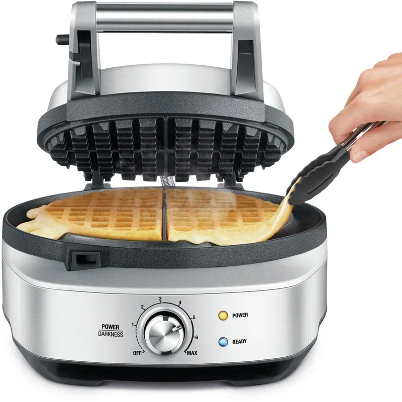 Sage the No-Mess Waffle SWM520 7 nivåer Våffeljärn Borstat rostfritt stål