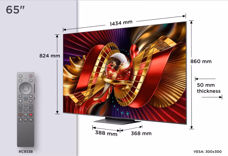 TCL C8L Series 65C8L 65 4K UHD (2160p) Smart TV