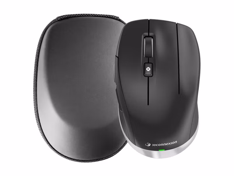 3Dconnexion CadMouse Compact Wireless Trådlös Mus 7 200 DPI Svart