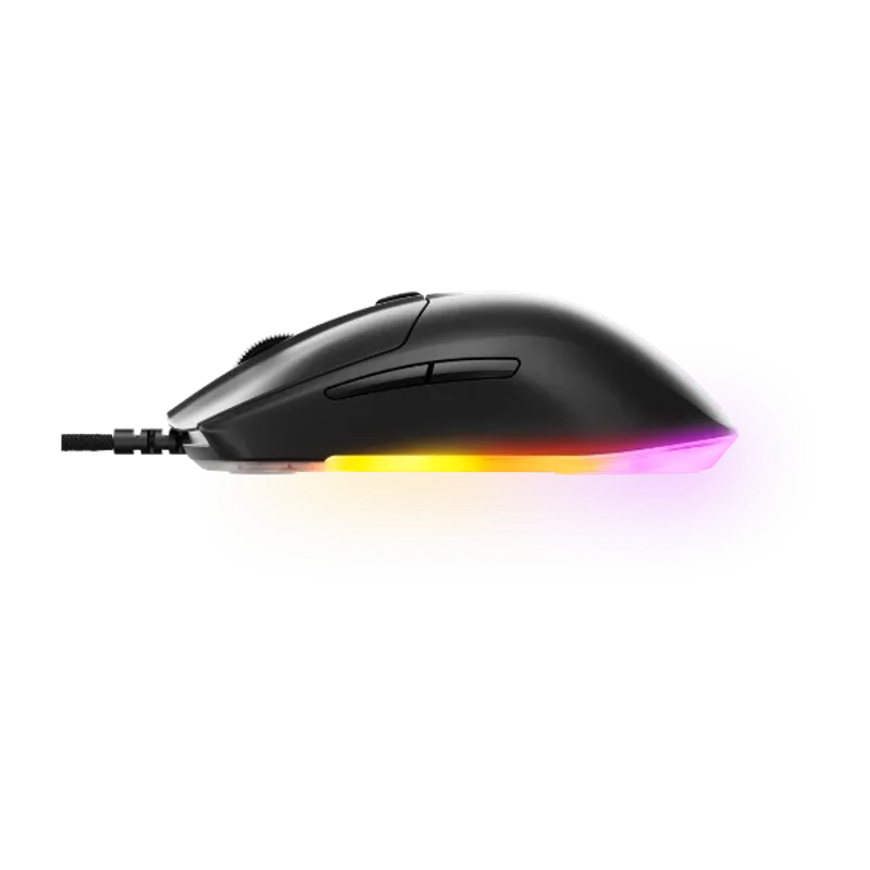 SteelSeries Rival 3 Gen 2 Optisk Trådbunden Gamingmus Svart