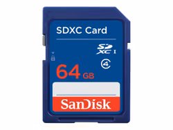 SanDisk SDXC Minneskort 64 GB Class 4