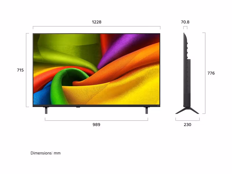 LG 55NU900B6LA 55" 4K Ultra HD Smart TV Wi-Fi svart