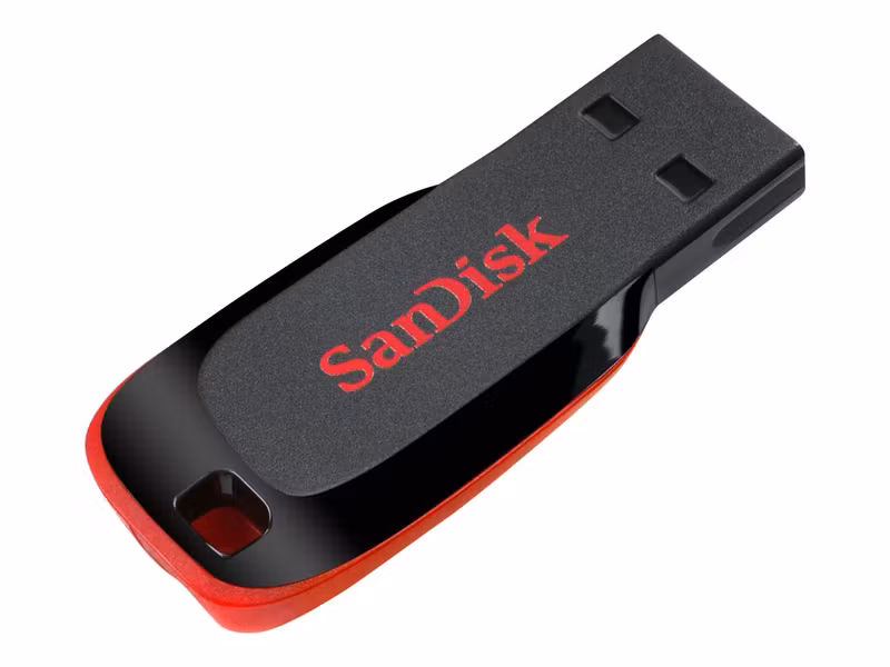 SanDisk Cruzer Blade 16 GB USB 2.0 USB-minne Svart/Röd