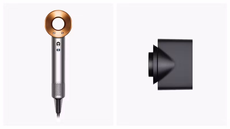 Dyson Supersonic Origin Hårfön Nickel/Copper