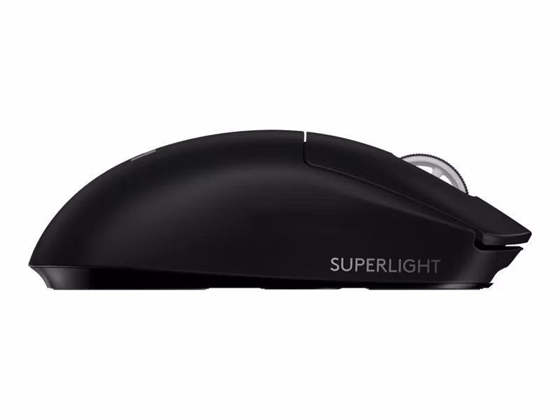 Logitech PRO X SUPERLIGHT Trådlös Gamingmus Svart