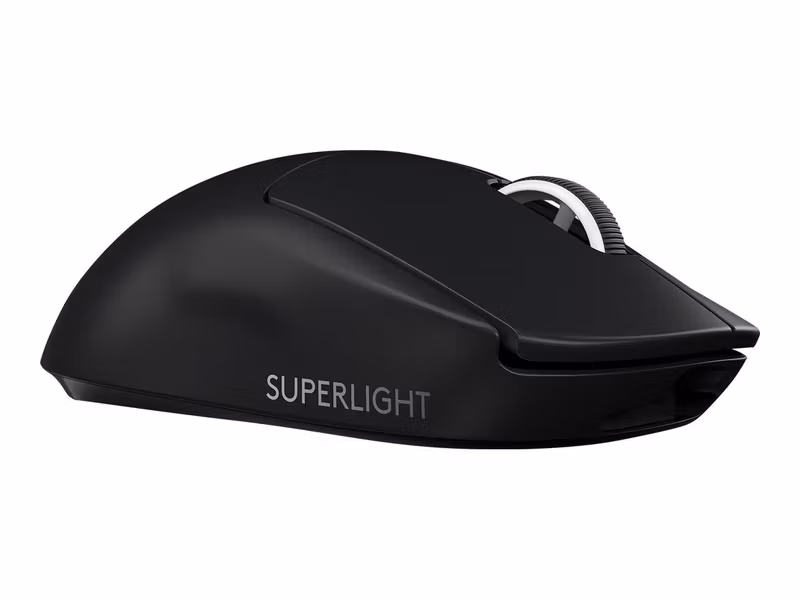 Logitech PRO X SUPERLIGHT Trådlös Gamingmus Svart