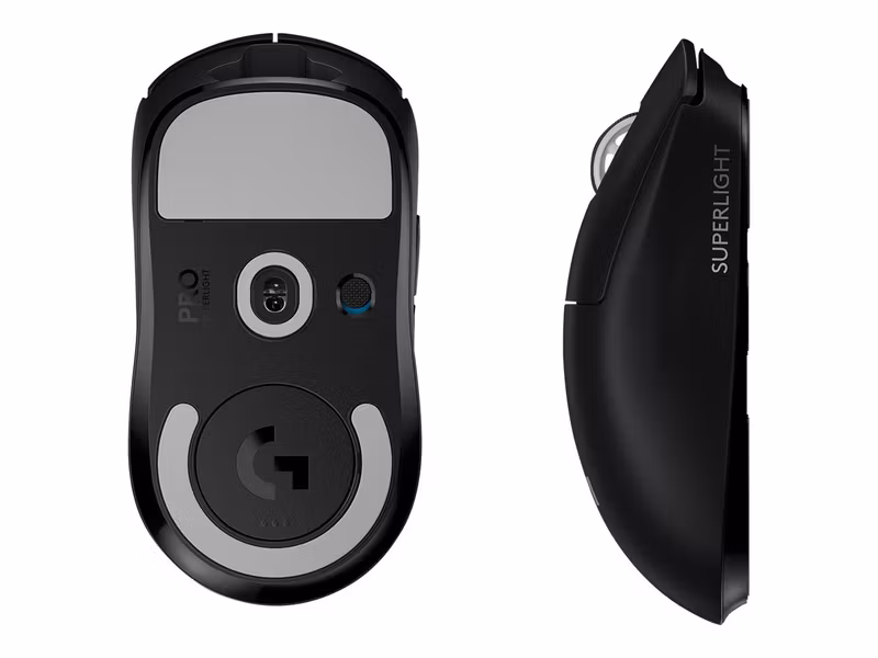 Logitech PRO X SUPERLIGHT Trådlös Gamingmus Svart