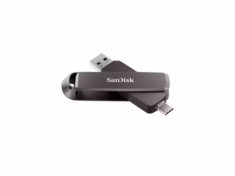 SanDisk Extreme PRO Dual Drive 1 TB USB-C/USB-A 3.2 Gen 2 USB-minne