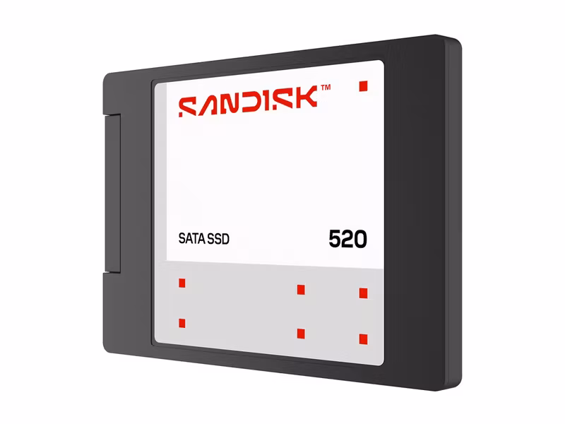SanDisk 520 500 GB 2,5" SATA SSD-disk