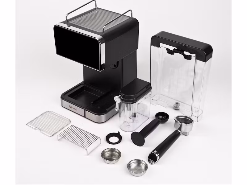 Girmi MC71 Caffè Duetto Automatisk Kaffemaskin med Mjölkskummare 1 350 W Svart