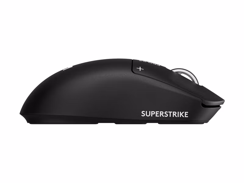 Logitech G PRO X3 SUPERSTRIKE Trådlös Gamingmus Svart