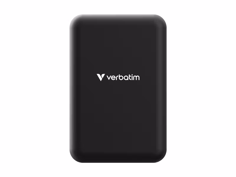 Verbatim Charge 'n' Go Essentials 32223 20 000 mAh Magnetisk Trådlös Powerbank 35 W Svart