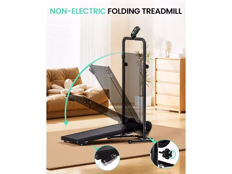 Akluer RJ-401 gåband utan motor med manuell lutning