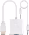 Goobay HDMI till VGA och 3,5 mm adapter 2,5 cm Vit