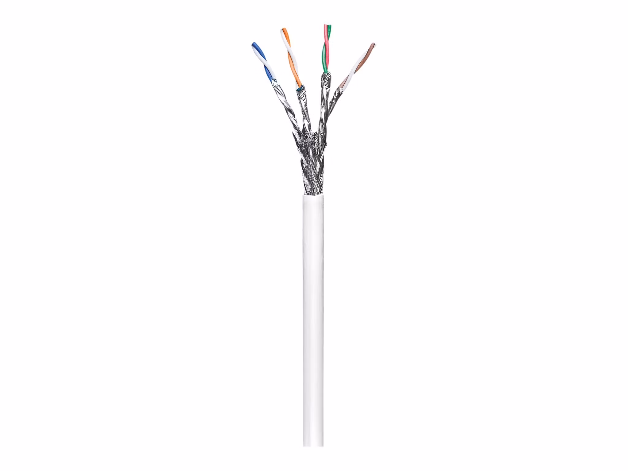 Goobay 94217 Cat 6 S/FTP PiMF CCA 100 m Nätverkskabel Vit