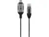 Goobay 74408 USB-C USB 3.1 till RJ45 Ethernetkabel Cat 6 F/UTP 15 m Svart