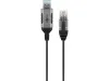 Goobay 74400 USB-A USB 3.0 till RJ45 Ethernetkabel Cat 6 F/UTP 15 m Svart