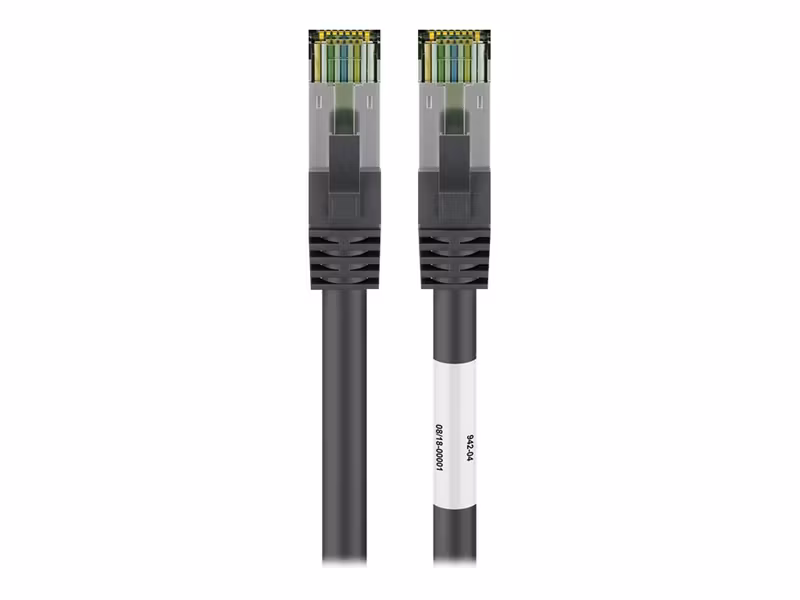 Goobay 66725 Cat 8.1 S/FTP RJ45 Patchkabel 7,5 m Svart