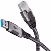 Goobay 70692 USB 3.0 till RJ45 nätverksadapterkabel 5 m CAT6 1 Gbit/s