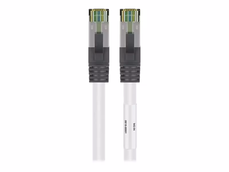 Goobay 55128 Cat 8.1 S/FTP RJ45 Patchkabel 7,5 m Vit