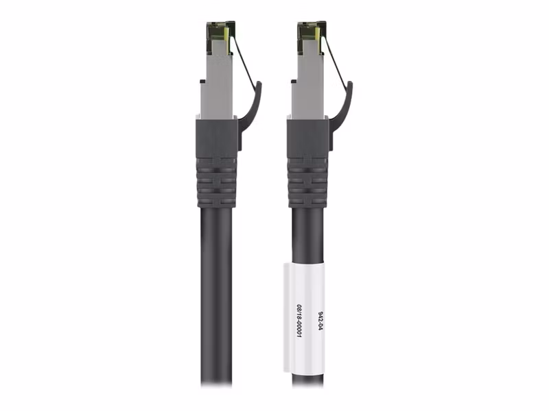 Goobay CAT 8.1 S/FTP PiMF Patchkabel 2 m Svart