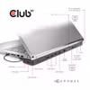 Club 3D CSV-1564W65 USB-C-dockningsstation för tre skärmar med 65 W nätadapter Svart