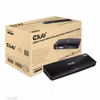 Club 3D CSV-3103D 9-i-1 USB-A-dockningsstation 4K 30 Hz med HDMI, DisplayPort och DVI Svart