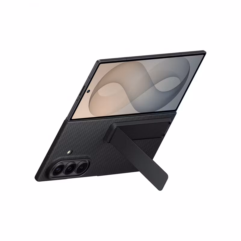 Samsung Galaxy Z Fold8 Ultra Carbon Standing Case skal med ställ Black