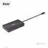 Club 3D CSV-1598 7-i-1 USB-C-dockningsstation med 2 × DisplayPort 4K 60 Hz och 100 W PD
