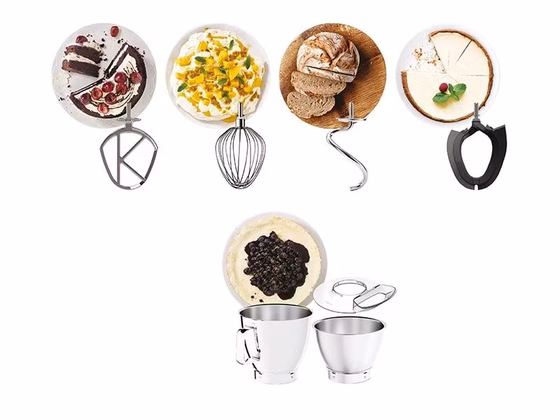 Kenwood Titanium Chef Baker XL KVL85.004SI 7 L Köksmaskin Silver