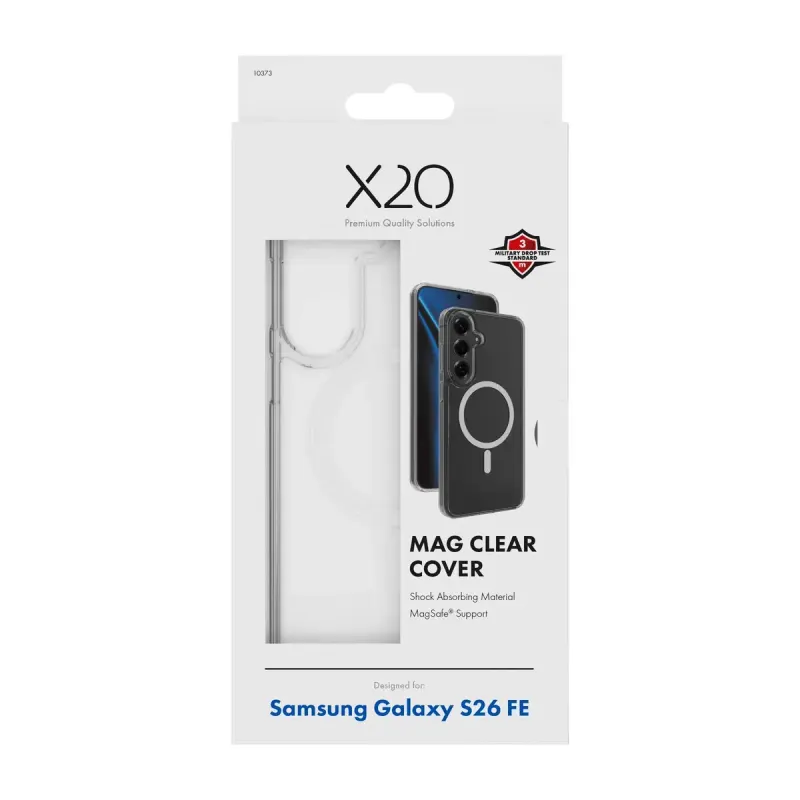 X2O Mag Clear Skal för Samsung Galaxy S26 FE Transparent