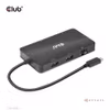 Club 3D CSV-1598 7-i-1 USB-C-dockningsstation med 2 × DisplayPort 4K 60 Hz och 100 W PD