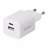 X2O Professional 35 W USB-C/A GaN Dubbel Hemmaladdare Vit