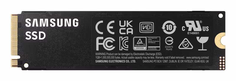 Samsung 990 PRO MZ-V9P1T0BW 1 TB M.2 NVMe PCIe 4.0 Intern SSD