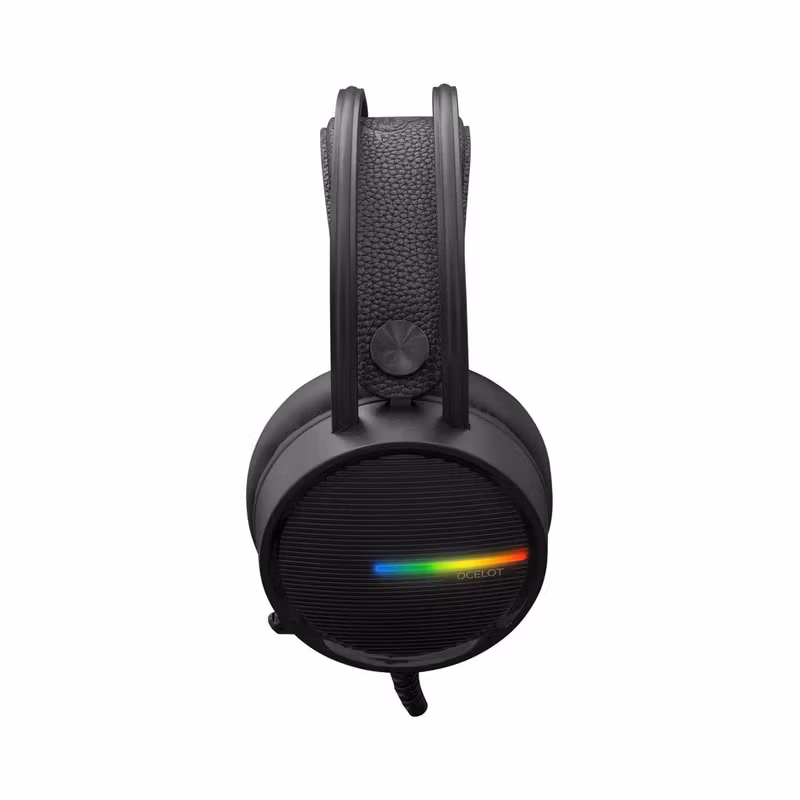 White Shark OCELOT On-Ear Spelheadset Svart