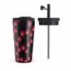 Burga Cherrybomb 500 ml Termosmugg med lock och sugrör i rostfritt stål