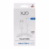 X2O Basic USB-A/C 60 W-kabel 1,2 m Vit