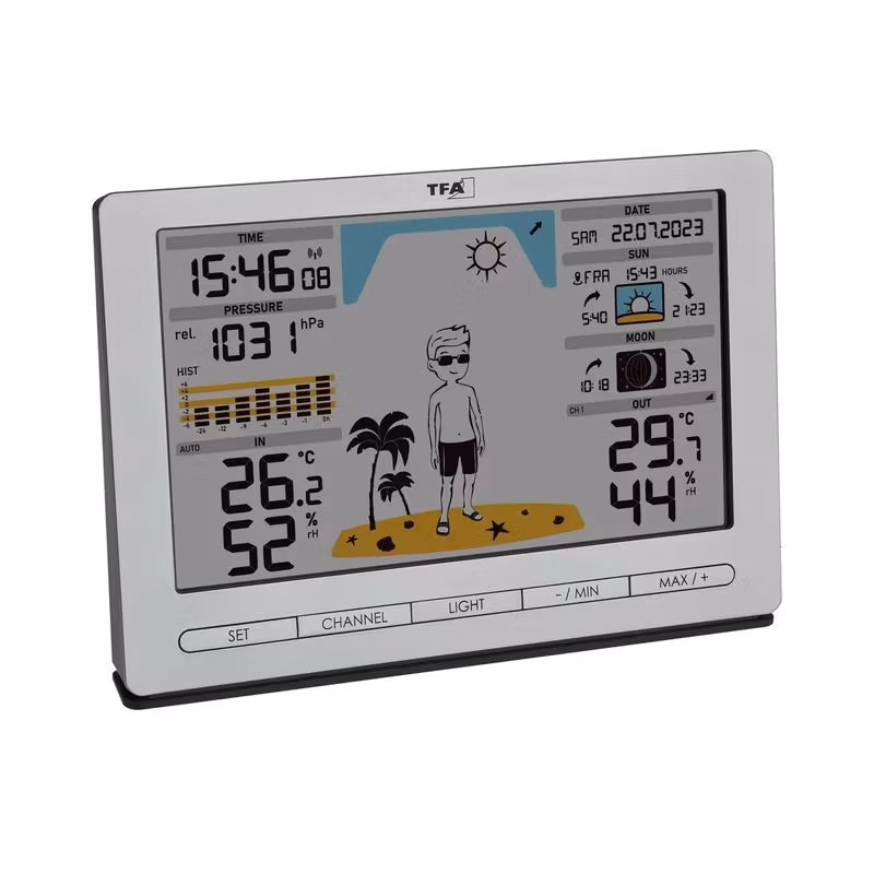 TFA METEO JACK 35010869 Trådlös väderstation Silver