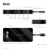 Club 3D CSV-1595 7-i-1 USB-C-dockningsstation med 2 × HDMI och 100 W PD Svart