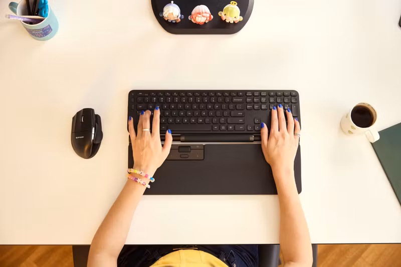 Contour Design RollerMouse Pro Trådlös Centrerad Mus Grå