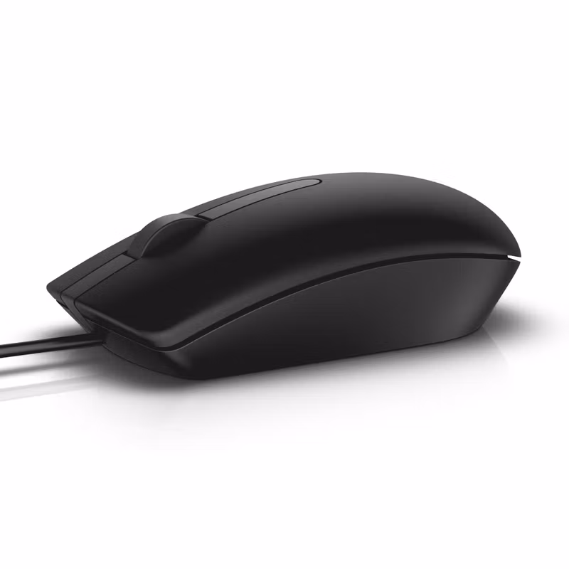 Dell MS116 Optisk USB-mus Svart