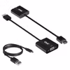 Club 3D CAC-1302 HDMI till VGA Aktiv adapter med ljud Svart