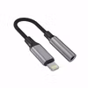 FIXED Link Premium Lightning till 3,5 mm Adapter Rymdgrå