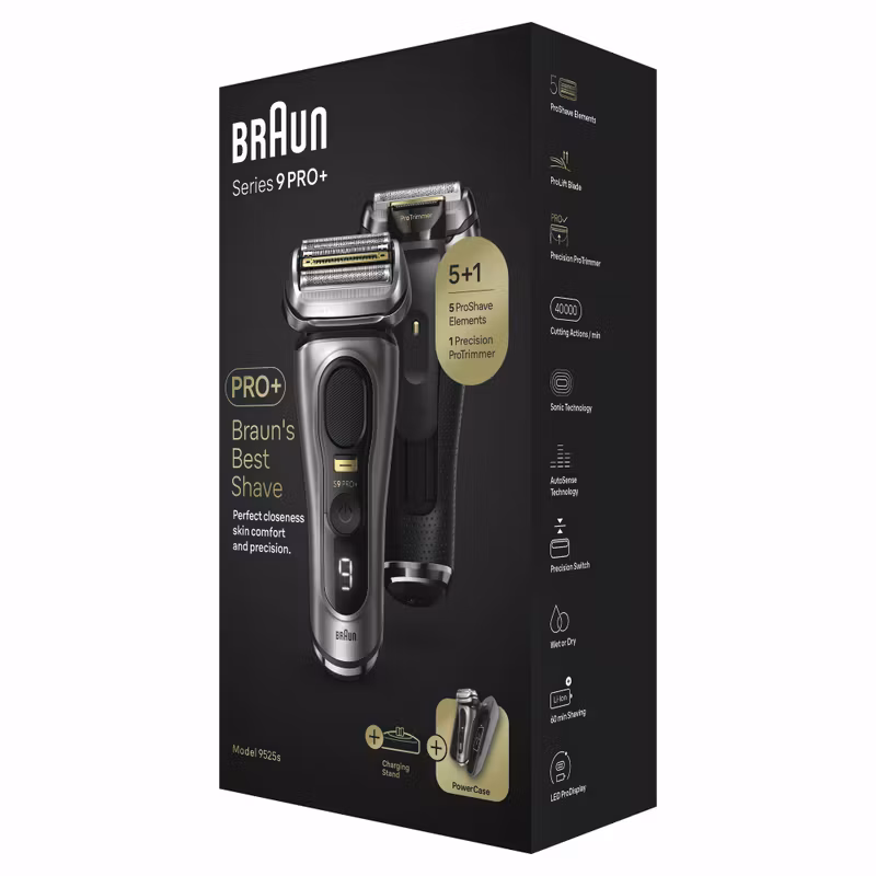 Braun Series 9 Pro+ 9525s Wet & Dry Rakapparat Graphite