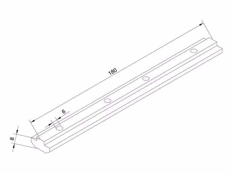 Multibrackets M Pro Series Rail Extension Skenförlängning 4-pack Aluminium