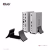 Club 3D CSV-1568 USB-C-dockningsstation 10 Gbit/s för tre skärmar med 120 W nätadapter Grey