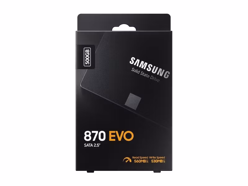 Samsung 870 EVO MZ-77E500B/EU 500 GB 2,5" SATA Intern SSD