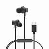 X2O USB-C ANC In-ear-headset med silikonpluggar 1,2 m Svart