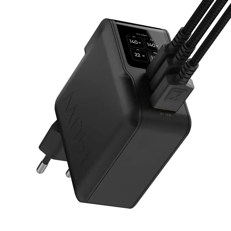 Xtorm NextGen XECNG1401 140 W GaN³ USB-C-laddare Black